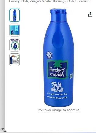 Parachute Coconut Oil 450 ml,